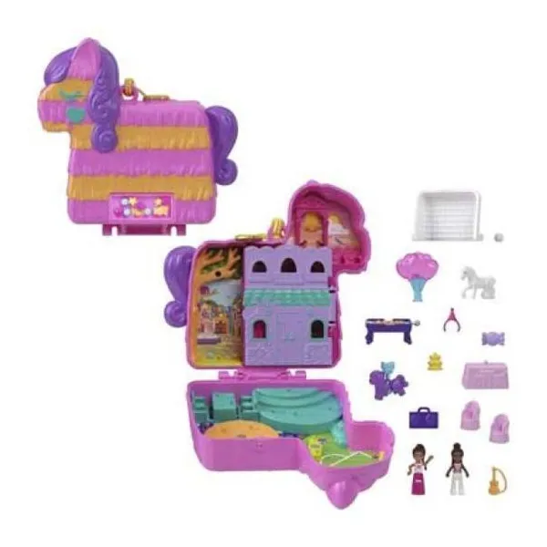Playset polly pocket micro fiesta de piñata