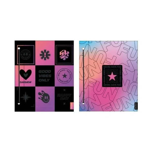 Carpeta n.° 3 dos tapas gradient x unidad modelos surtidos Skora