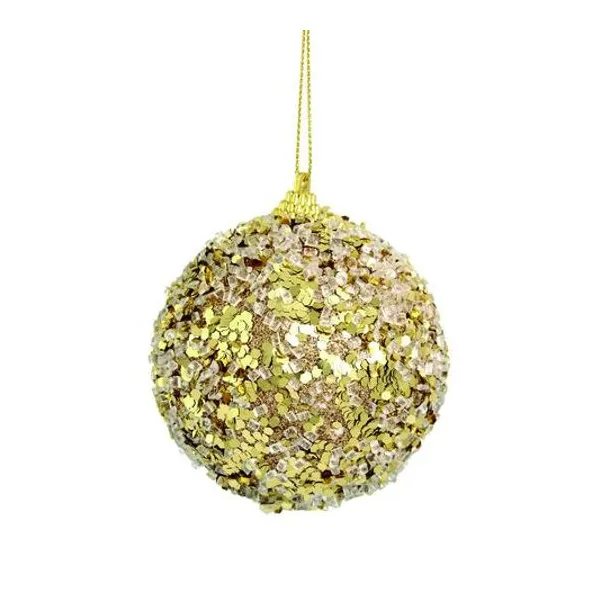 Borla fantasy 10 cm oro caja x2