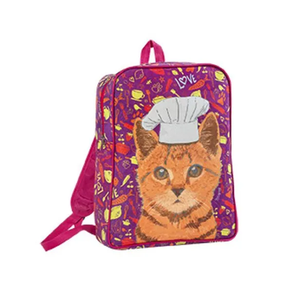Mochila espalda 17" m.e. love n.° 4073 gamuzada