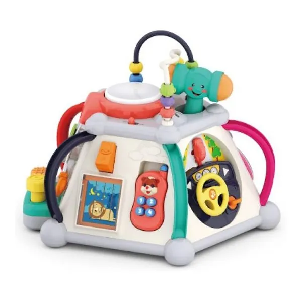 Hola baby playset "pirámide de actividades" con luces/música/juegos