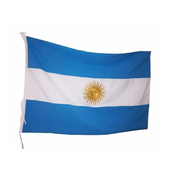 Bandera rep.argentina poliester ref.con sol 1,70 x2,72 m mts.