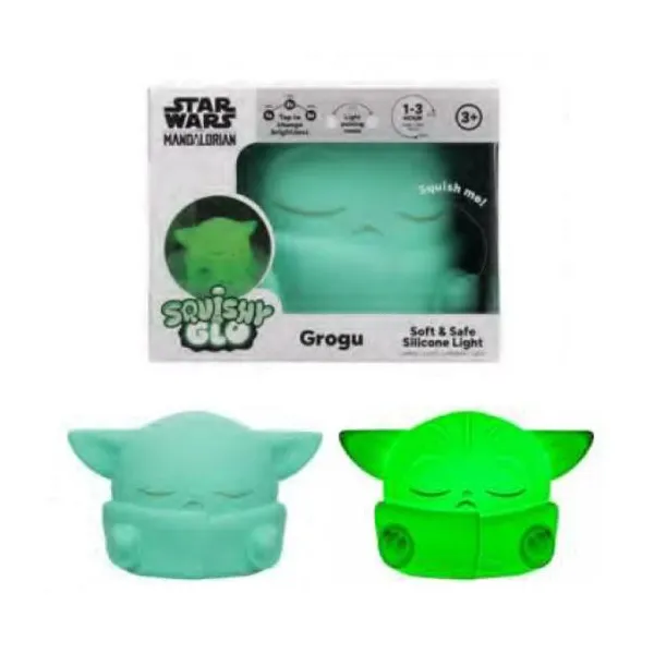 Star wars grogu squishyglo silicone light rechargeable