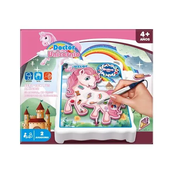 Juego doctor unicornio en caja 30x26x5 cm