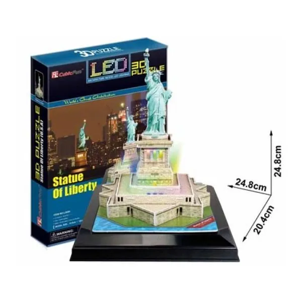 Led: estatua de la libertad - new york (37 piezas)