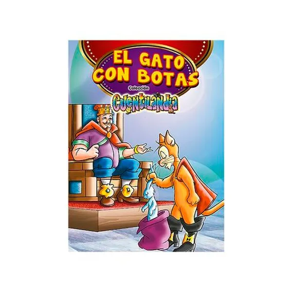 Libro de cuentos cuentilandia ii: el gato con botas 15x21 cm