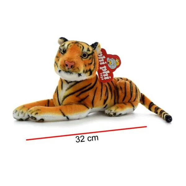 Tigre marron echado 32 cm