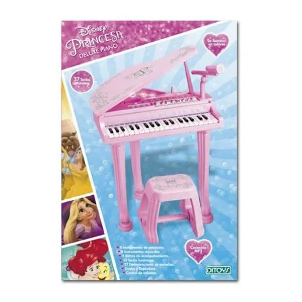 Disney princesas b/o piano de luxe