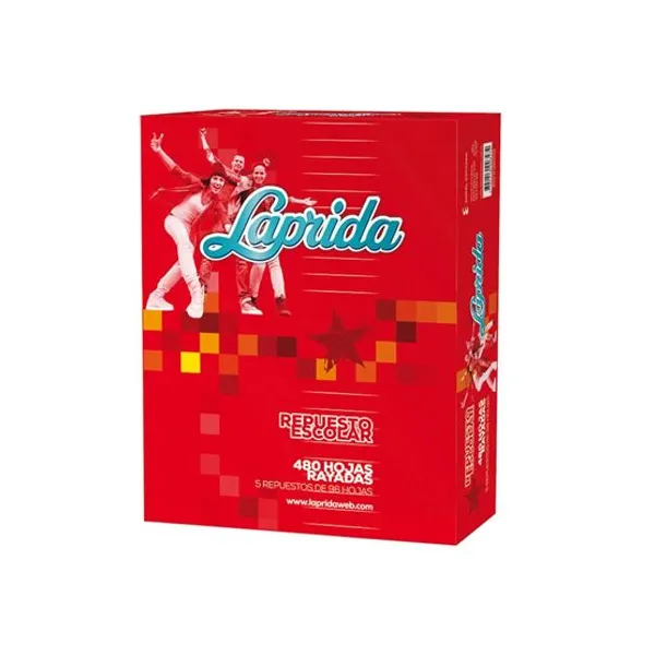 Repuesto esc.laprida tamaño carta x480 hs.raya fraccionado
