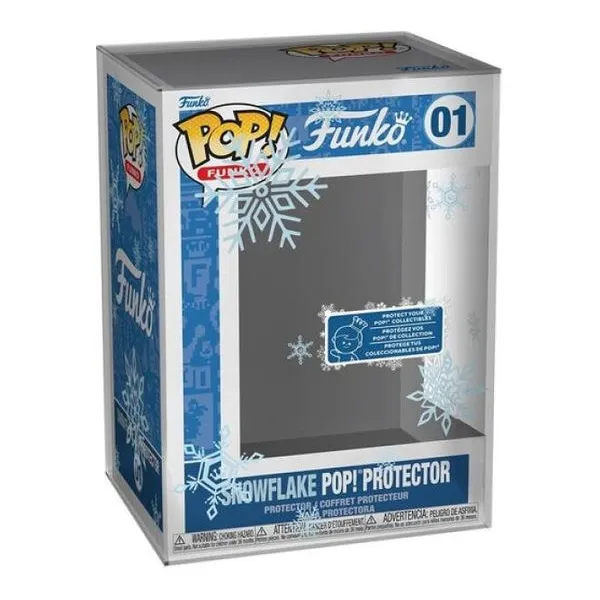 Pop protector printed uv: snowflake