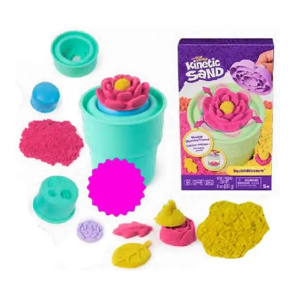 Kinetic sand- squishblossom flor mágica