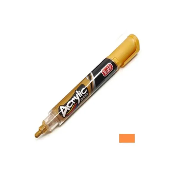 Marcador trabi acrylic pop al agua para 4 mmnaranja