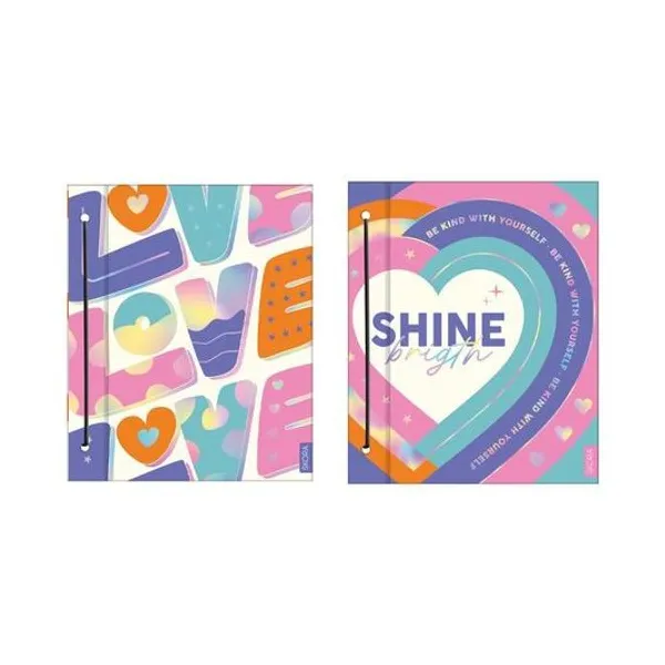 Carpeta n.° 3 dos tapas tornasolada love x unidad modelos surtidos Skora