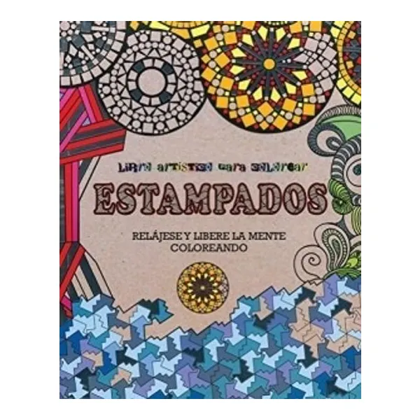 Libro artistico para colorear- estampados