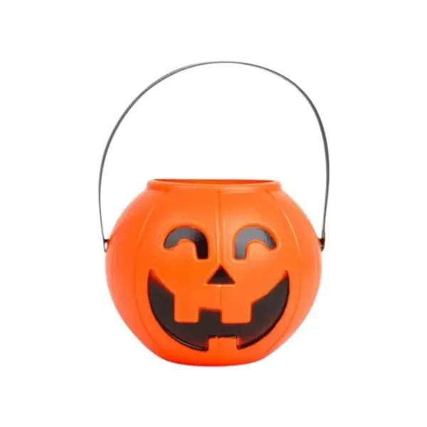 Calabaza halloween porta golosinas 17x14 cm x1