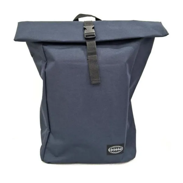 Mochila goodpak roll broche delantero azul oscuro h 44.5 x w 30 xd 12 cm