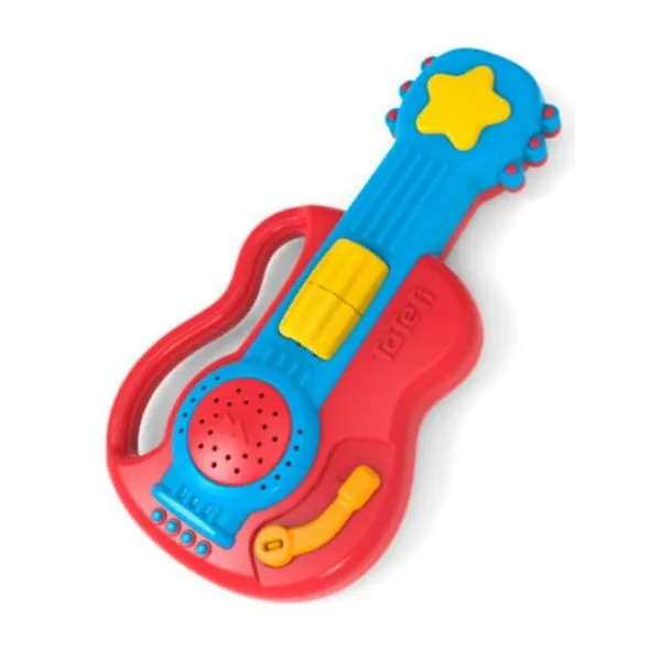 Guitarra rock star con luz y sonido 31 17 5 cm