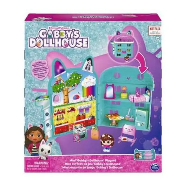 Gabby's doll house - casa con figura y accesorios para armar la casa