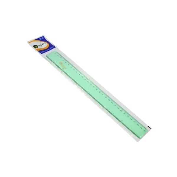 Regla acrílico Pizzini n.° 1732 40 cmverde transparente