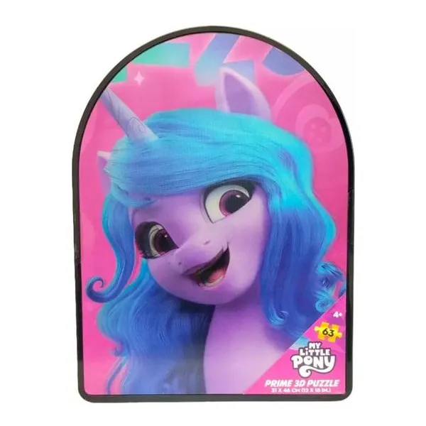 Puzzle 3d my little pony en lata x63 pcs