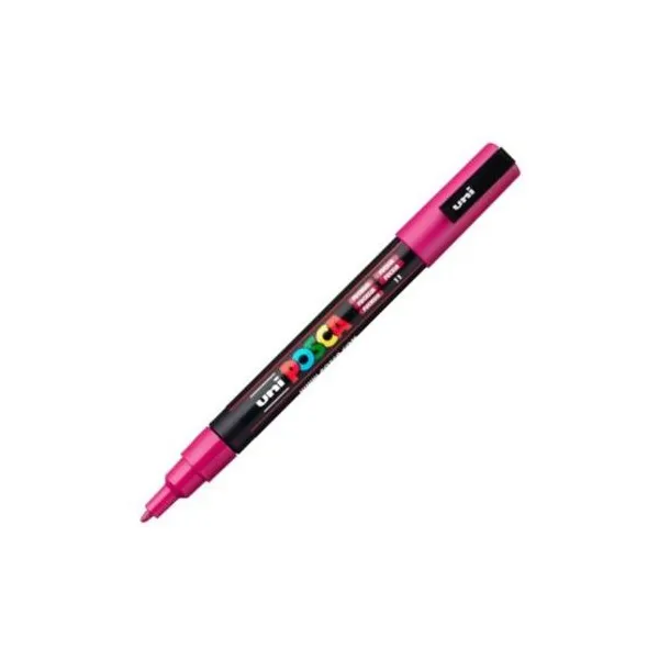 Marcador Uni posca al agua para fina fucsia