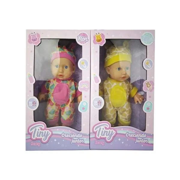 Bebé Tiny disfraz jirafa 22 cm en caja 15x26x8 cm modelos surtidos