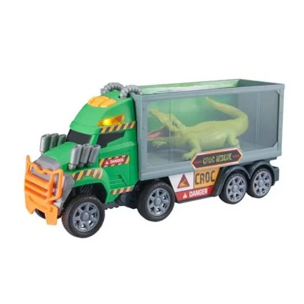 Teamsterz camión rescate cocodrilo monster moverz con luz y sonido 40 cm