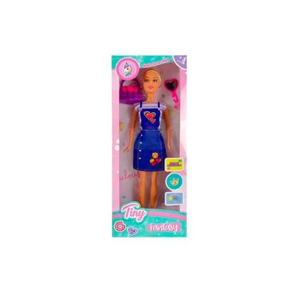 Muñeca Tiny fantasy con accesorios 3pzs 32x13x4 cm