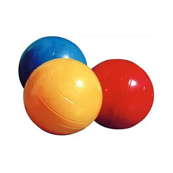 Pelota plástica rigida n.° 4 17 cm colores surtidos