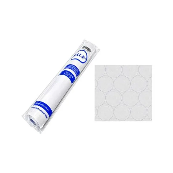 Rollo autoadhesivo esmerilado circulos 45cmx5 mts self