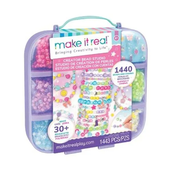Make it real estudio de pulseras de cuentas valija 1443pz