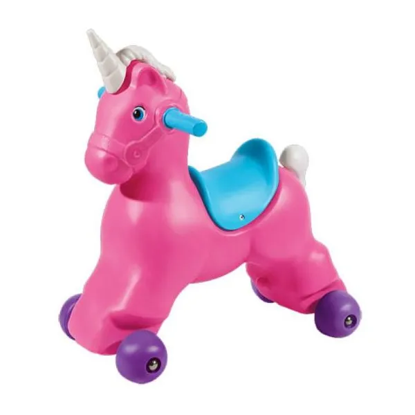 Unicornio andador en bolsa