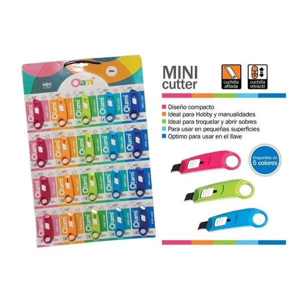 Mini cutter trincheta x1 en blister