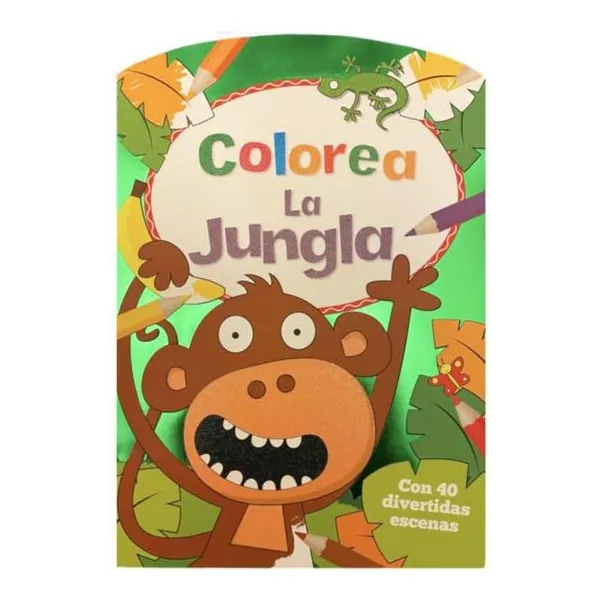 Colorea la jungla - 40 escenas para colorear