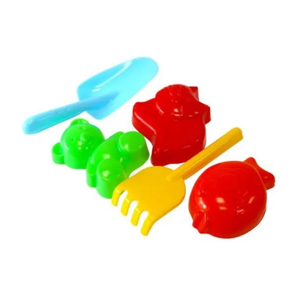 3 moldes pala y rastrillo medianos