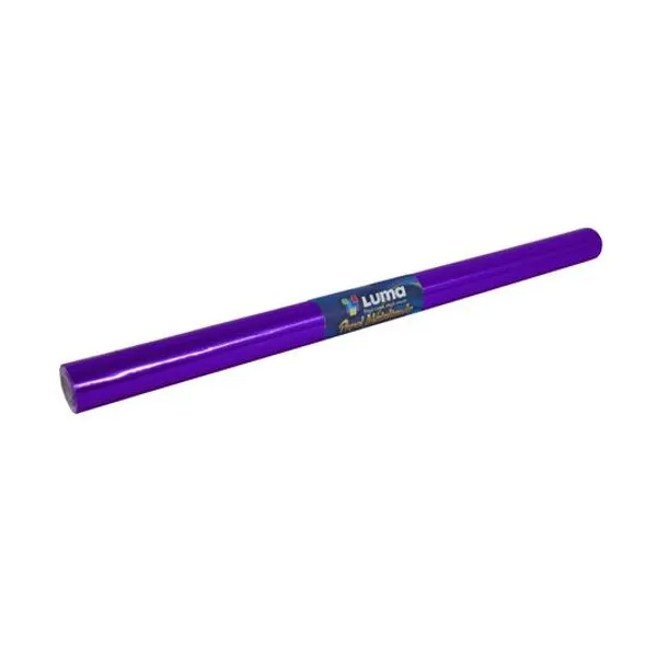 Rollo papel metalizado 40cmx5 mts x unidad luma