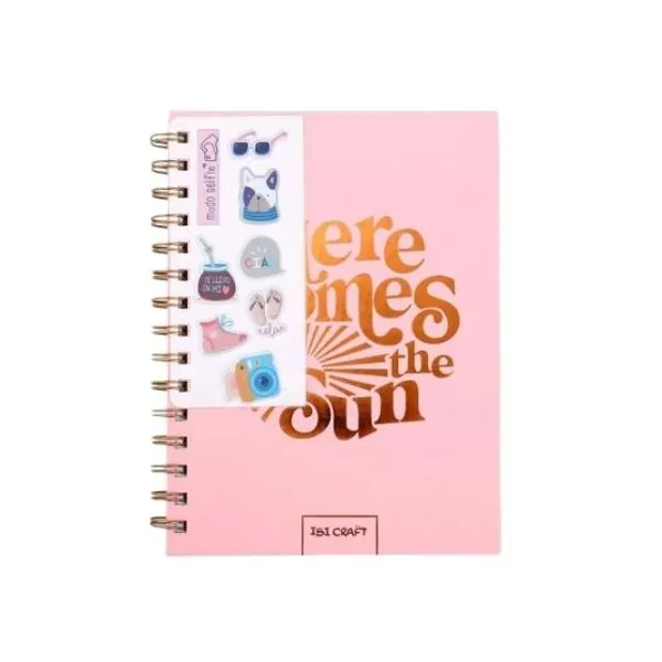 Cuaderno espiral a5 ibi craft spirit sun t/dura 80 hjs.raya