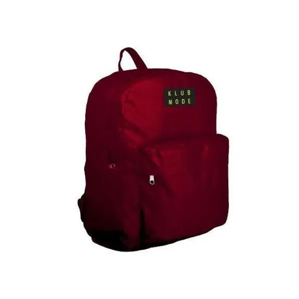 Mochila 17" espalda lisa bordo klub mode