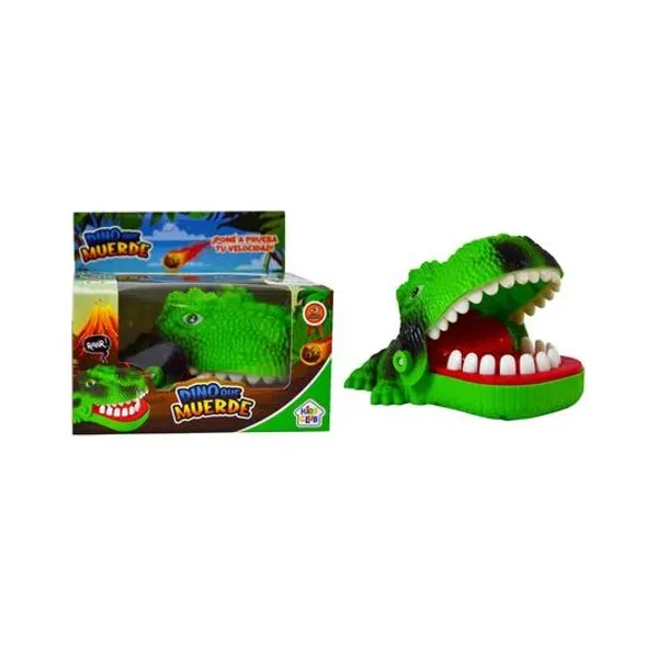 Juego dinosaurio muerde dientes 12.8x13.8x7.5 cm