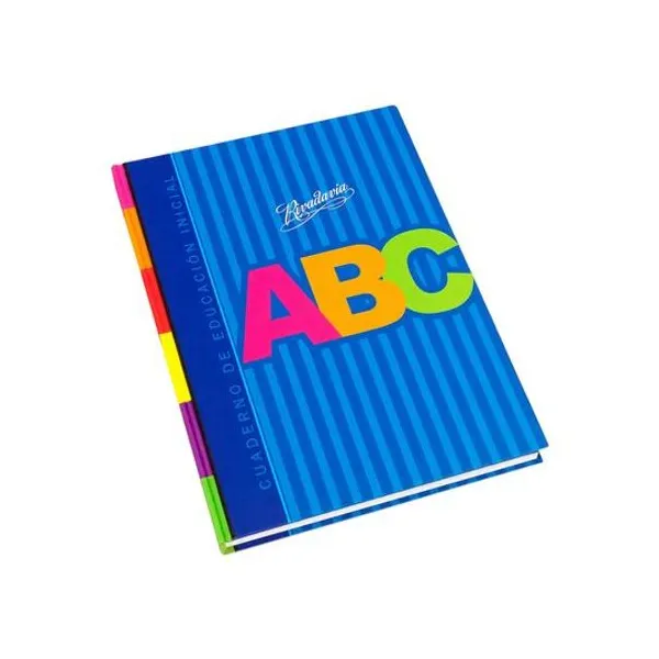 Cuaderno 19x23.5 cm educación inicial 42 hojas tapa dura abc Rivadavia