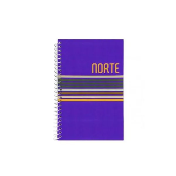 Libreta sin índice 11x17 cm 40 hojas modelos surtidos norte