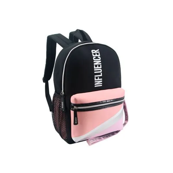 Mochila 17" espalda con llavero x unidad influencer