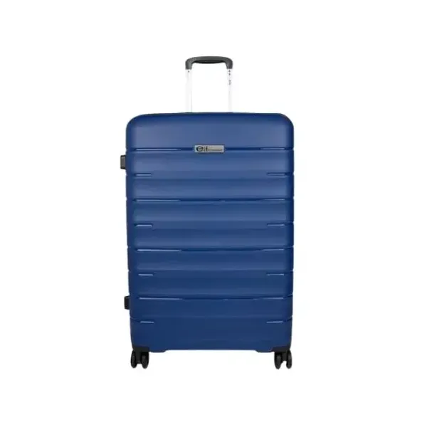 Valija 28" elf n.° 3430 polipropileno grande con carro azul
