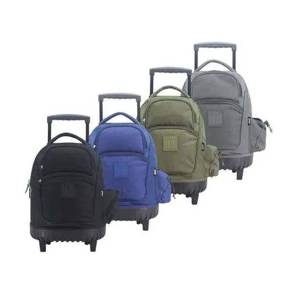 Mochila 17.5" con carro street wear x unidad colores surtidos lsyd