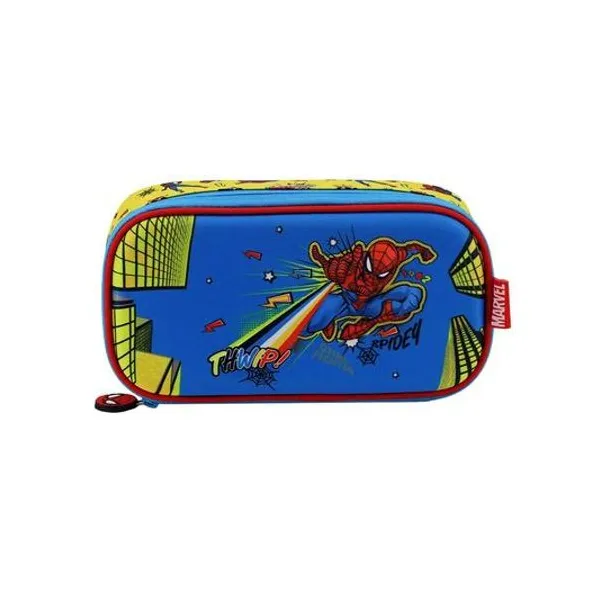 Cartuchera 1 piso Spiderman 23x12x6 cm lsyd