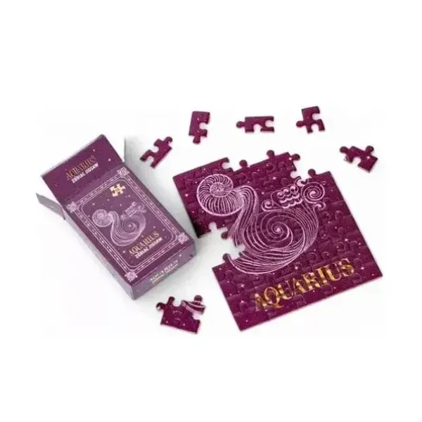 Mini puzzle barco de papel zodiaco x50 piezas