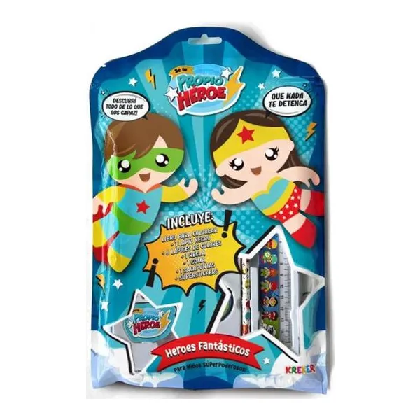 Libro de cuentos heroes fantasticos para colorear