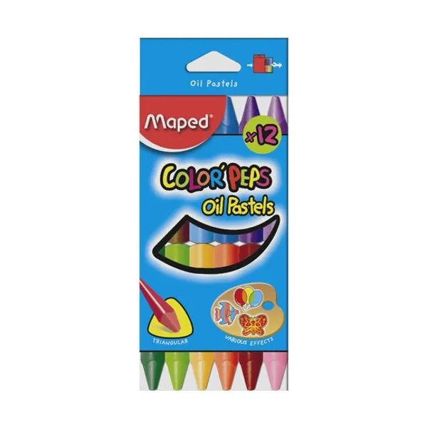 Pasteles al oleo Maped colorpeps est.x 12 col.