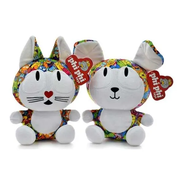 Perro y gato sentado 22 cm