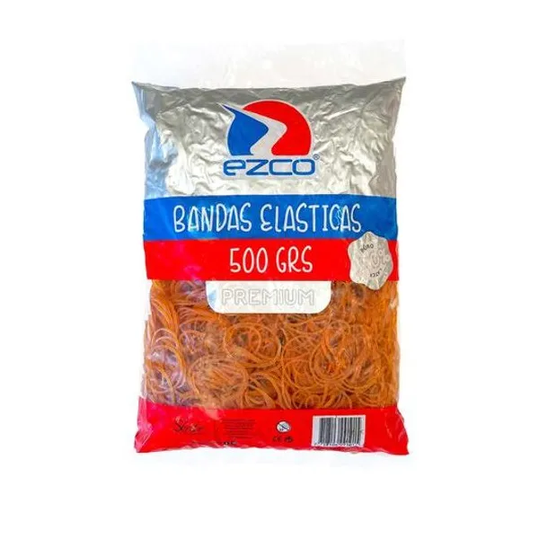 Bandas elasticas 38 mm 500 g en bolsa Ezco